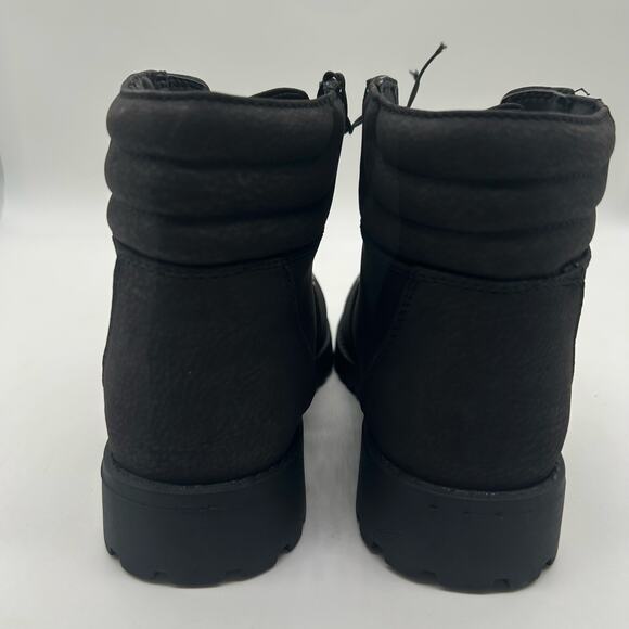 New Cliffs by White Mountain Porter Black Hiking Boots Red Laces Women‎ Size 6 - Picture 4 of 7